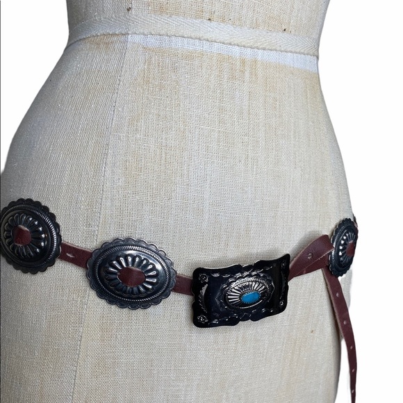 Vintage Accessories - Vintage concho belt